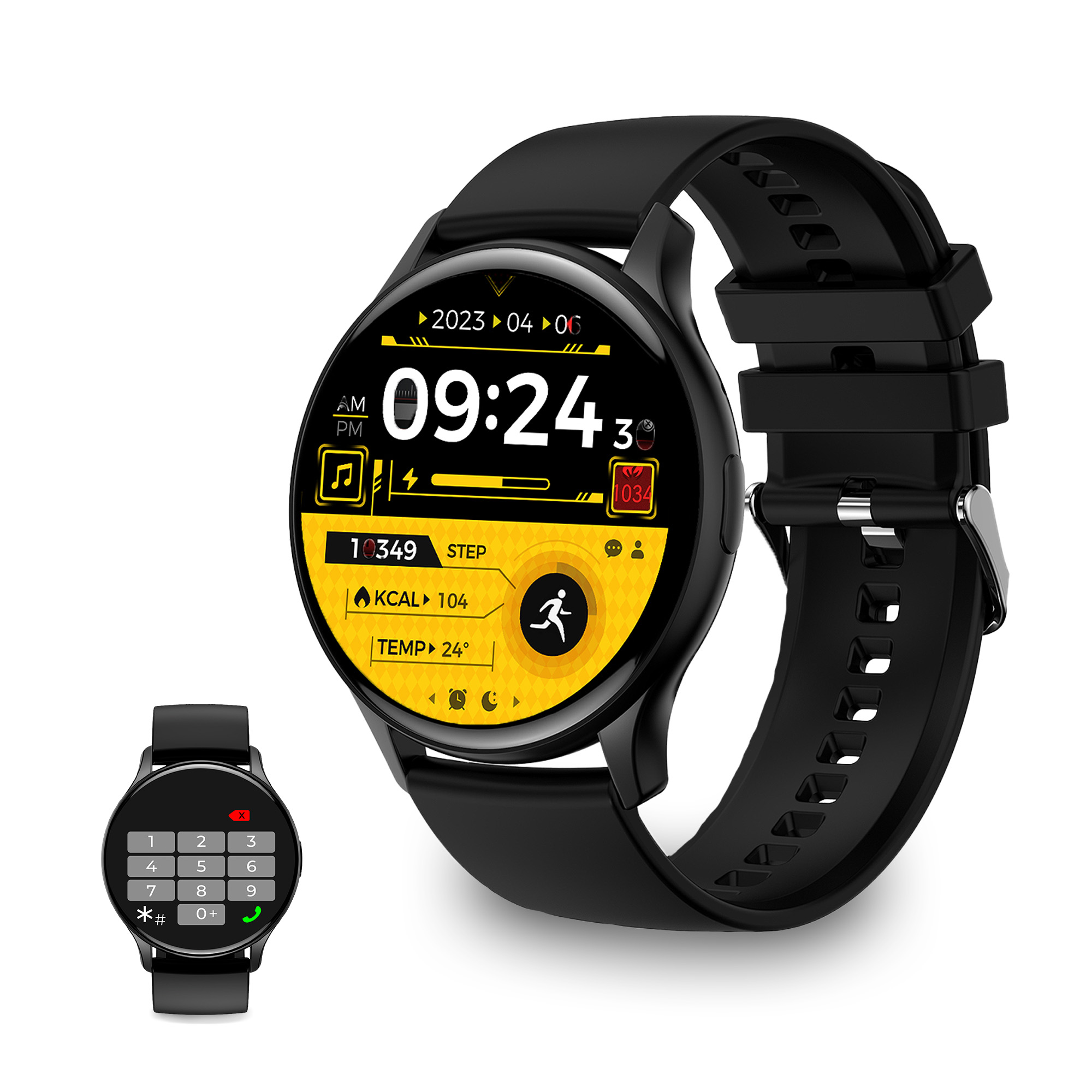 Smartwatch Ksix Core Amoled Preto 1